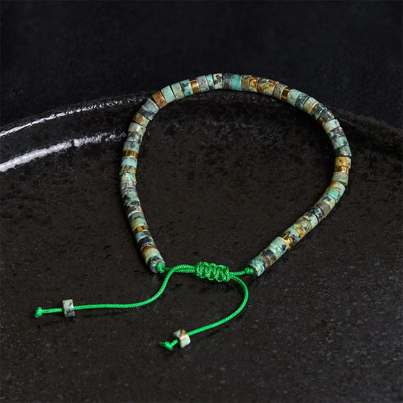 Braccialetto di perline distanziatrici di purificazione in turchese Buddha Stones - Image 3