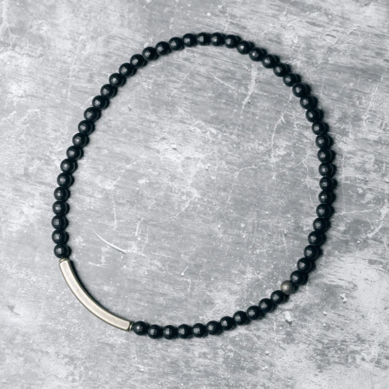 Braccialetto di protezione a doppio giro in ottone e rame con superficie tagliata smerigliata Buddha Stones - Image 3