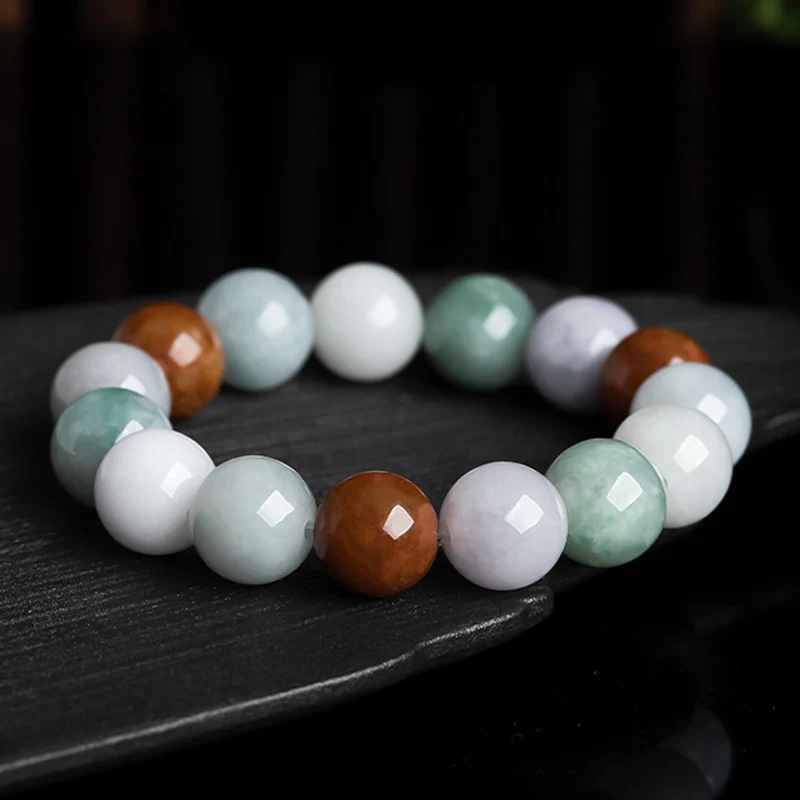 Braccialetto di protezione curativa in giada naturale Buddha Stones - Image 6