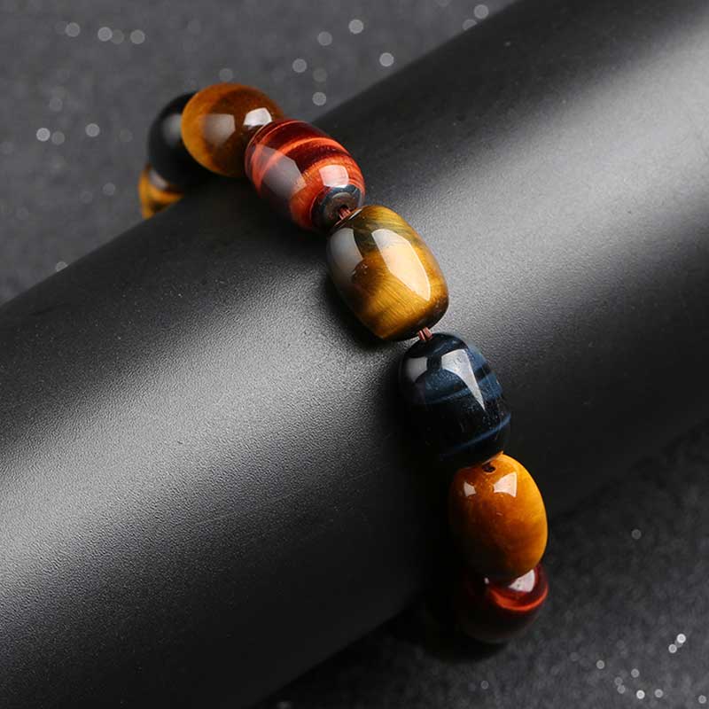 Braccialetto di protezione curativa naturale con occhio di tigre Buddha Stones - Image 8
