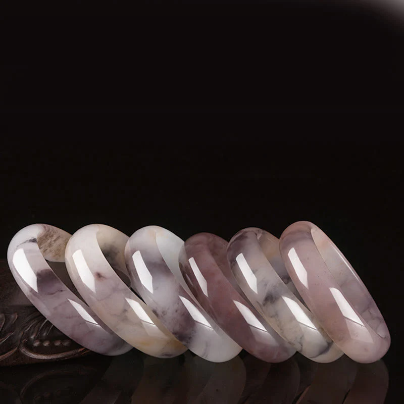 Braccialetto di protezione della felicità in giada viola Buddha Stones - Image 16