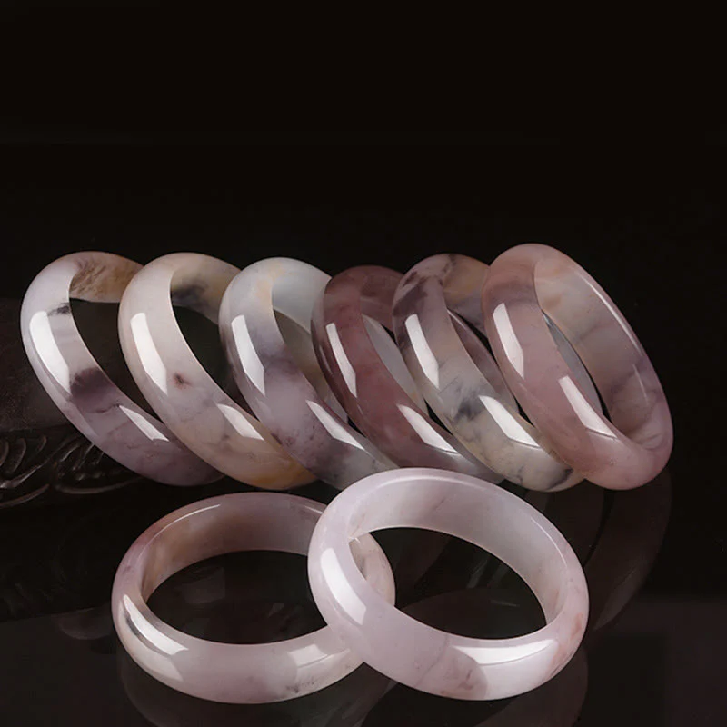Braccialetto di protezione della felicità in giada viola Buddha Stones - Image 17