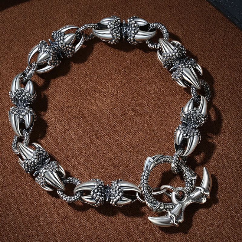 Braccialetto di protezione della forza inciso con artiglio del drago Buddha Stones - Image 3