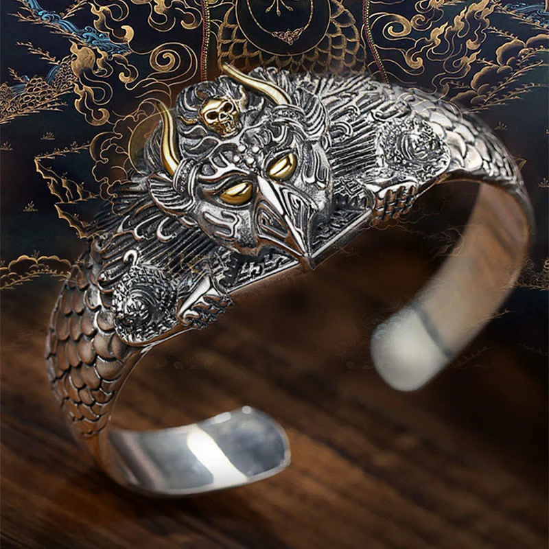 Braccialetto di protezione della saggezza dell'uccello Garuda tibetano - Image 11