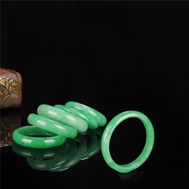 Braccialetto di protezione dell'abbondanza di guarigione di giada Buddha Stones - Image 11