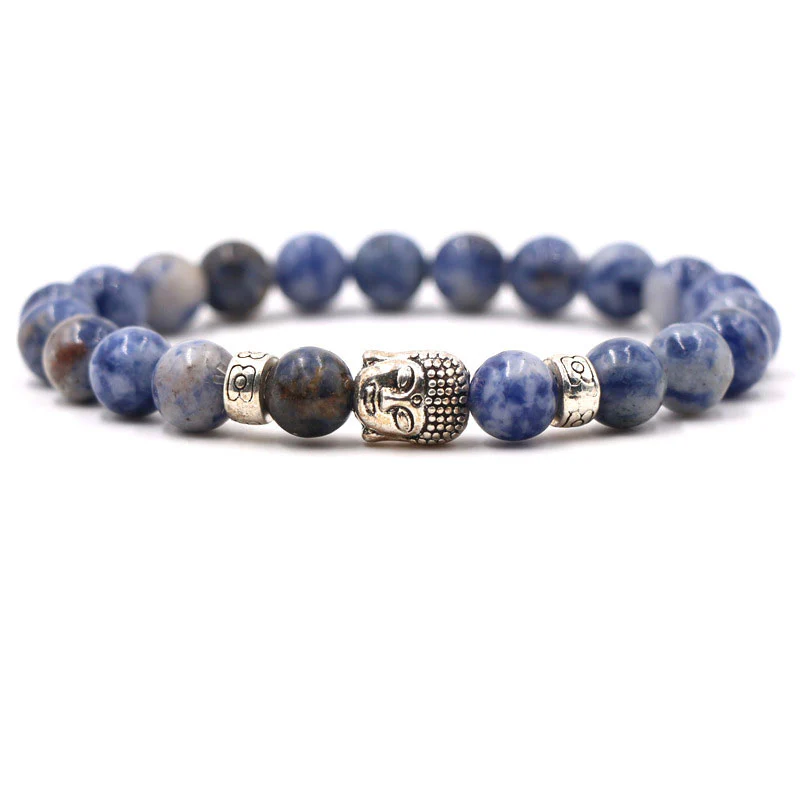 Braccialetto di protezione in agata viola Buddha Stones - Image 9
