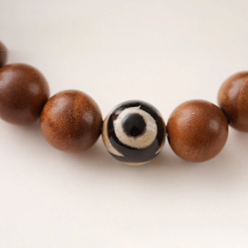 Braccialetto di protezione Yin Yang fantasma rosso Buddha Stones Lightning Struck Wood - Image 14