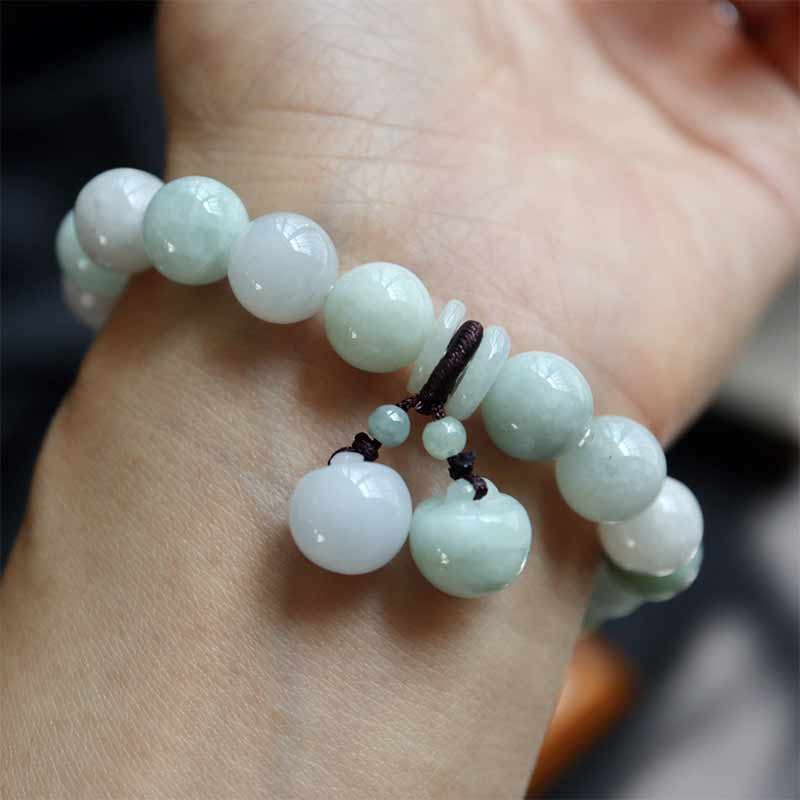 Braccialetto di successo Buddha Stones Natural Jade Pi Xiu Buddha Zucca Mela - Image 8