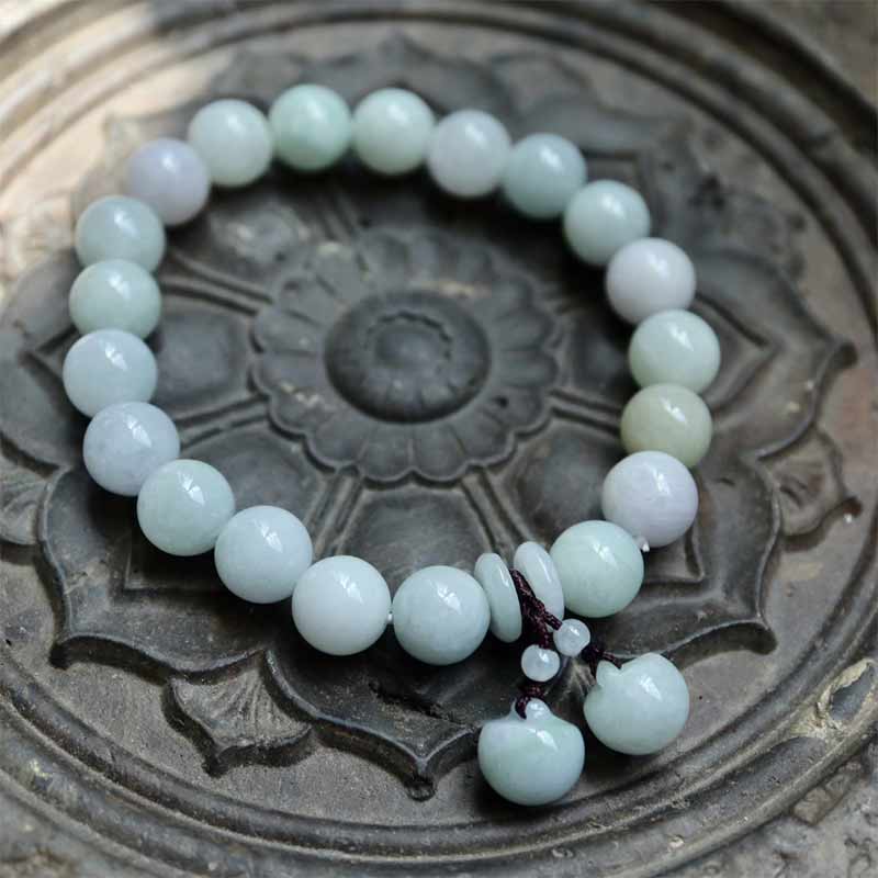 Braccialetto di successo Buddha Stones Natural Jade Pi Xiu Buddha Zucca Mela - Image 9