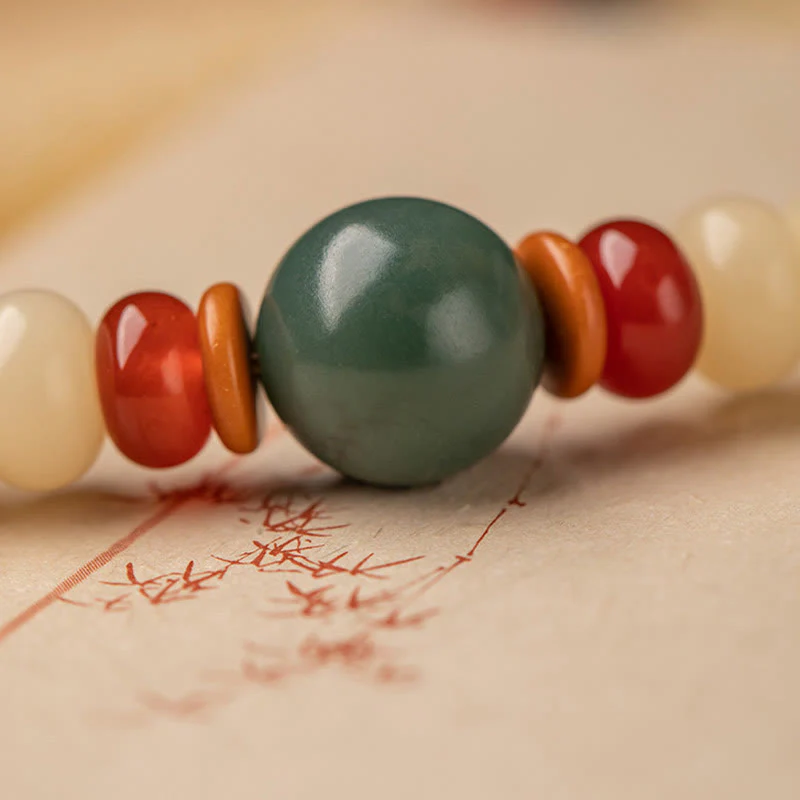Braccialetto doppio giro Buddha Stones Bodhi Seed Lotus Baccello Charm Peace - Image 9