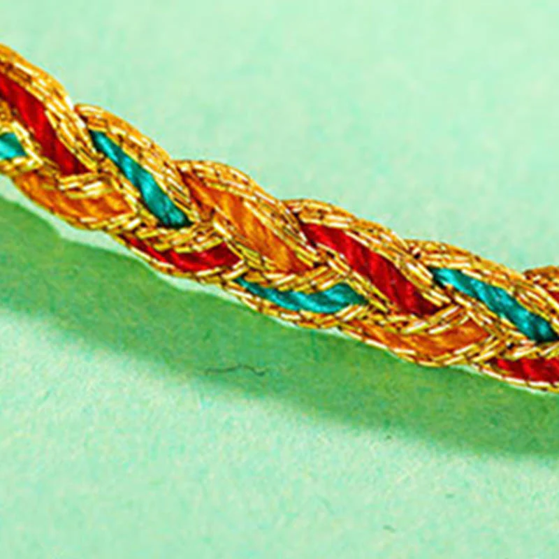 Braccialetto intrecciato con motivo a scaglie di drago multicolore fatto a mano Buddha Stones - Image 7