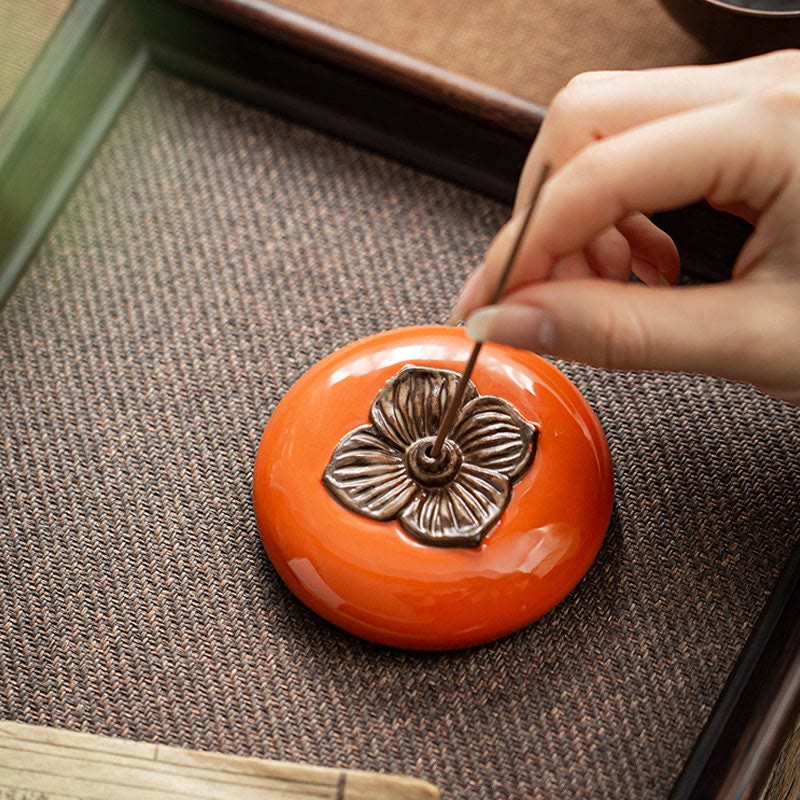 Bruciatore di incenso in ceramica per meditazione e guarigione, porta incenso - Image 6