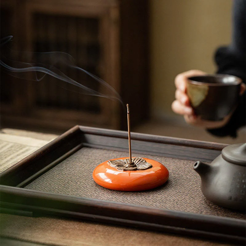 Bruciatore di incenso in ceramica per meditazione e guarigione, porta incenso - Image 9
