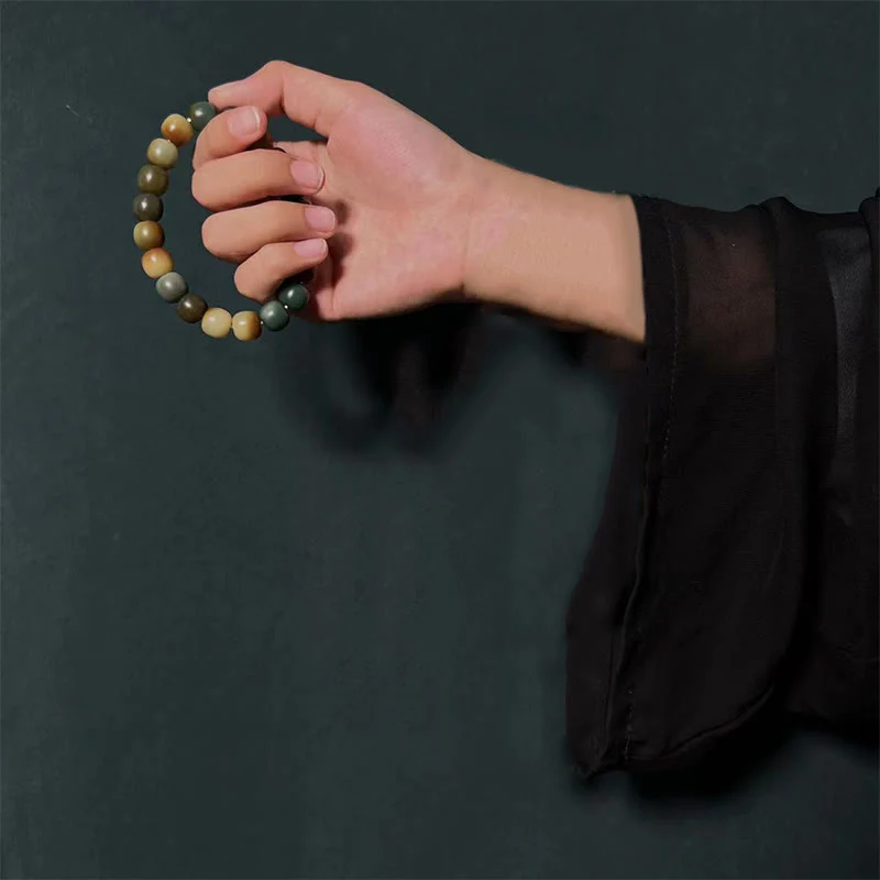 Buddha Stones 108 Mala Beads Bodhi Seed Pace Saggezza Bracciale Polso Mala Tasca Mala - Image 4