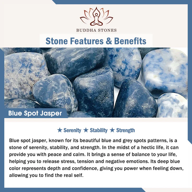Buddha Stones 108 Mala Beads Natural Green Aventurina Blue Spot Jasper Agata indiana Green Tassel Bracciale portafortuna - Image 11