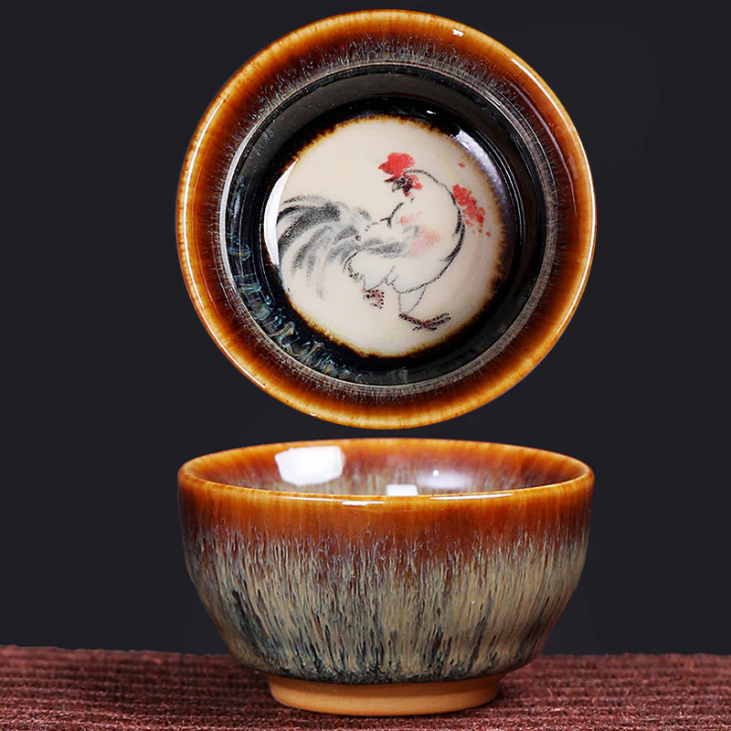Buddha Stones 12 Zodiaco cinese Modello Tazza da tè in ceramica Kung Fu Jian Cinese Zhan Tazza da tè 73ml - Image 16