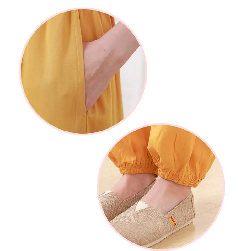 Buddha Stones 2 pezzi mezza manica T-shirt pantaloni meditazione Zen Tai Chi cotone lino abbigliamento unisex set - Image 10