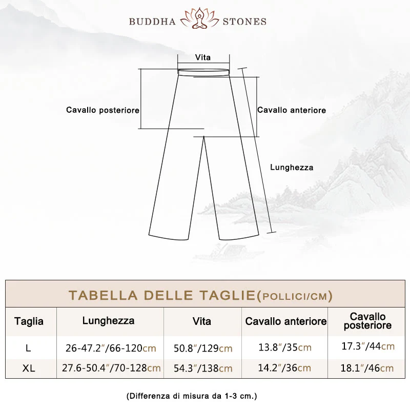 Buddha Stones 2 pezzi scollo a V da uomo manica lunga camicia top pantaloni meditazione zen tai chi cotone lino abbigliamento set - Image 8