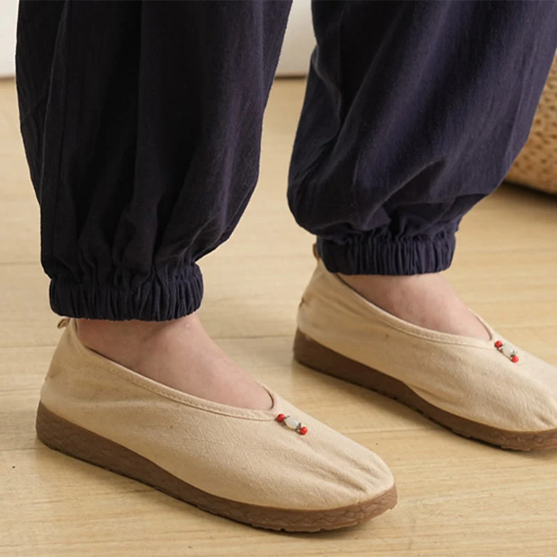 Buddha Stones 2 pezzi scollo a V manica a tre quarti camicia top pantaloni meditazione zen tai chi cotone lino abbigliamento da donna set - Image 20