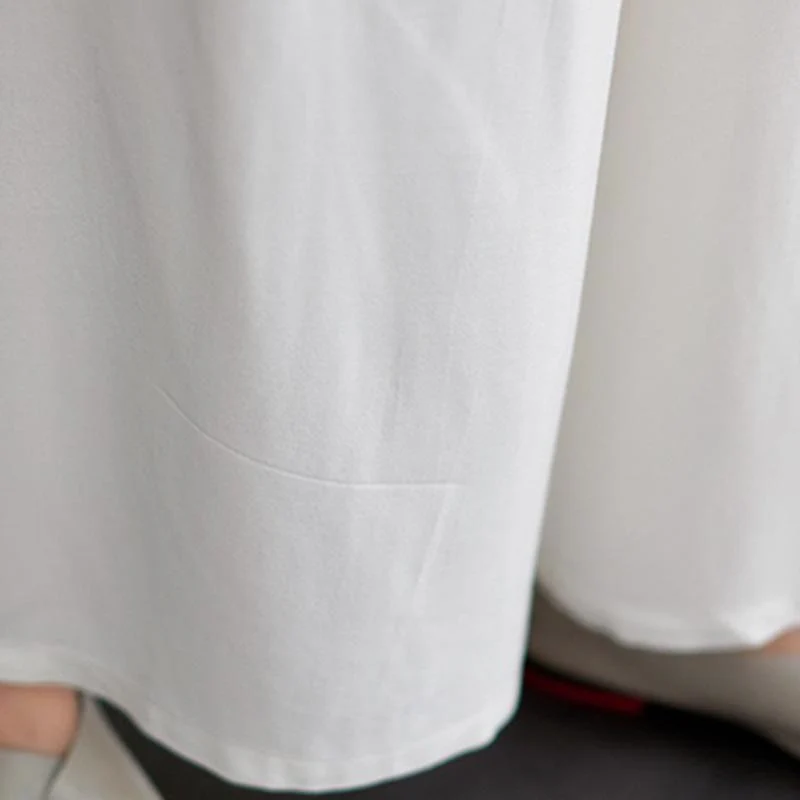 Set da donna in cotone e lino con 2 pezzi Buddha Stones , camicia a maniche lunghe, pantaloni e top per meditazione Zen Tai Chi - Image 11