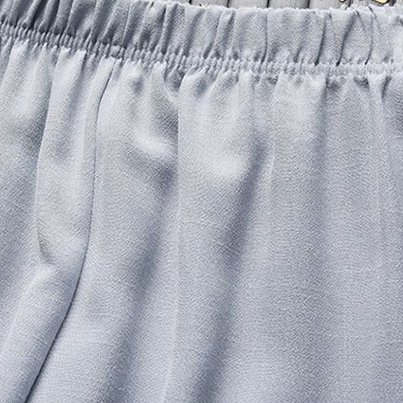 Set di 2 pezzi di tuta da uomo con bottoni a rana, camicia a maniche lunghe e pantaloni, in tinta unita, Buddha Stones - Image 15