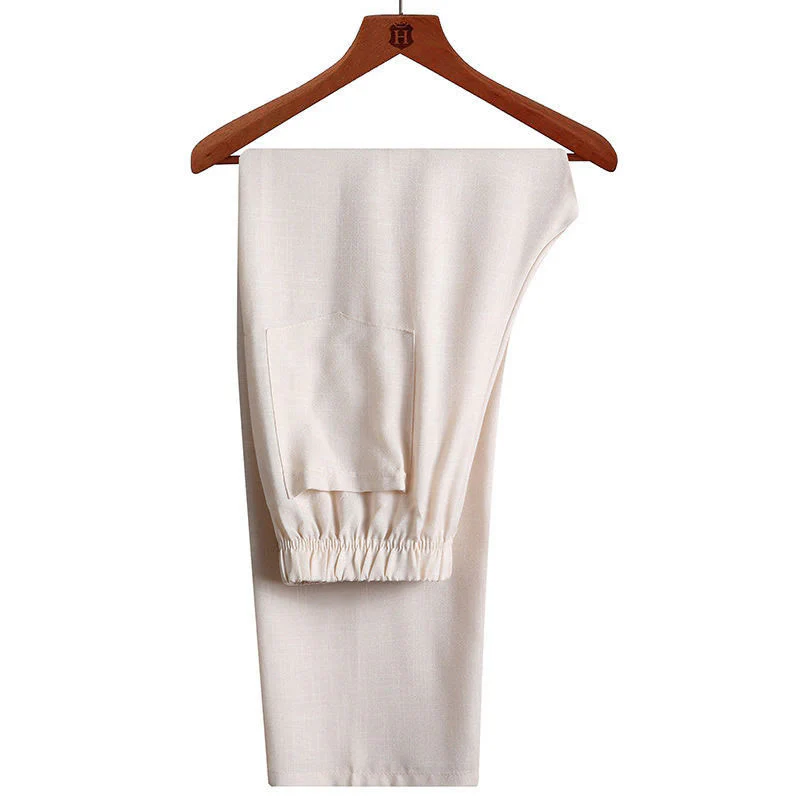 Set di 2 pezzi di tuta da uomo con bottoni a rana, camicia a maniche lunghe e pantaloni, in tinta unita, Buddha Stones - Image 19