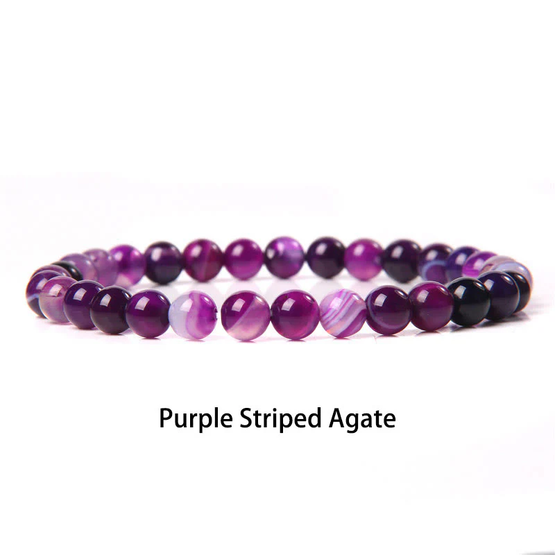 Buddha Stones 6mm Varie Pietre Cristallo Nero Glitter Pietra Occhio di Tigre Rosso Perline Braccialetto di Protezione - Image 15