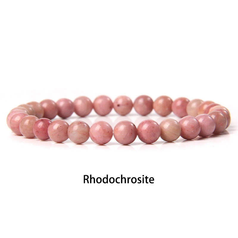 Buddha Stones 6mm Varie Pietre Cristallo Nero Glitter Pietra Occhio di Tigre Rosso Perline Braccialetto di Protezione - Image 22