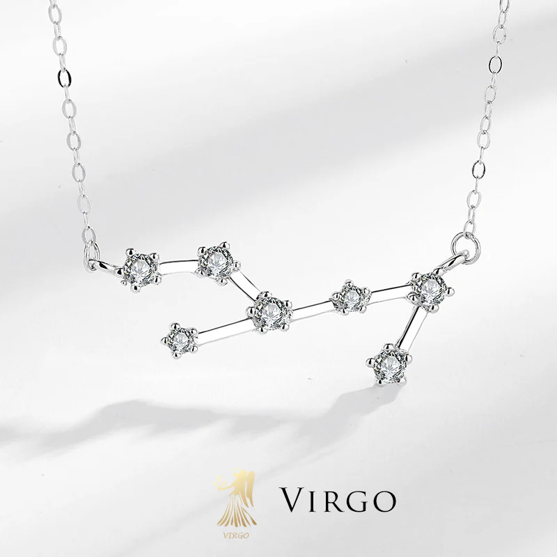 Buddha Stones 925 Sterling Silver 12 Costellazioni dello Zodiaco Astrologia Benedizione Collana Pendente - Image 10