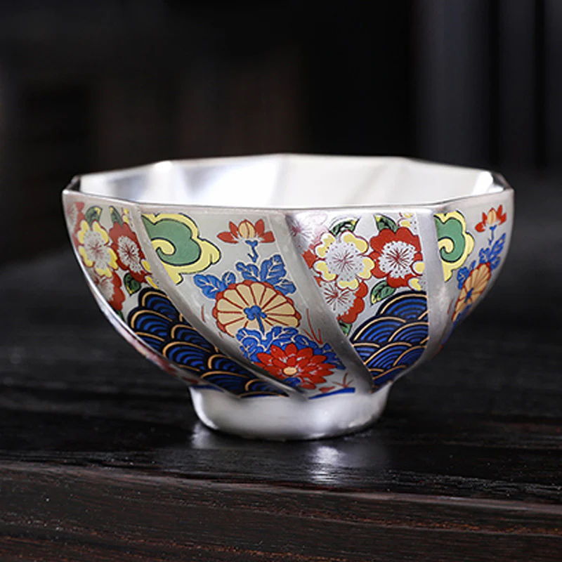 Buddha Stones Fiori di crisantemo Tazza da tè in ceramica Tazza da tè Kung Fu - Image 16