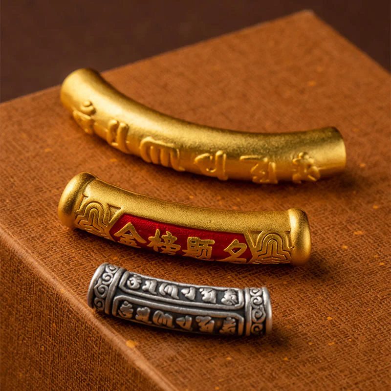 Buddha Stones 999 Sterling Silver Tibet Fatto a mano Om Mani Padme Hum Fu Carattere TopRank Carattere Fortuna Braccialetto Intrecciato - Image 17
