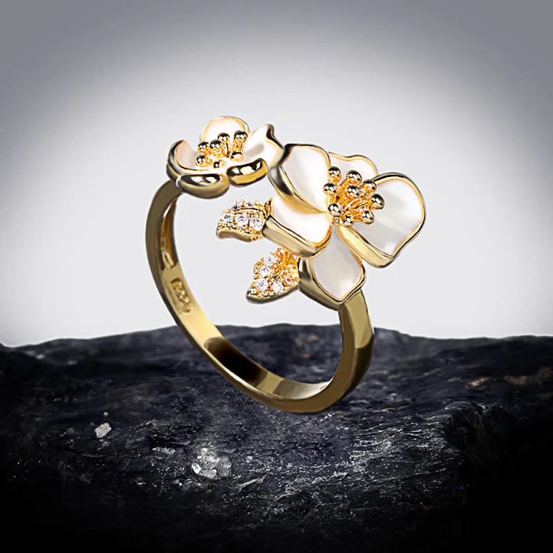 Buddha Stones Anello Daisy Copper Luck Balance - Image 3