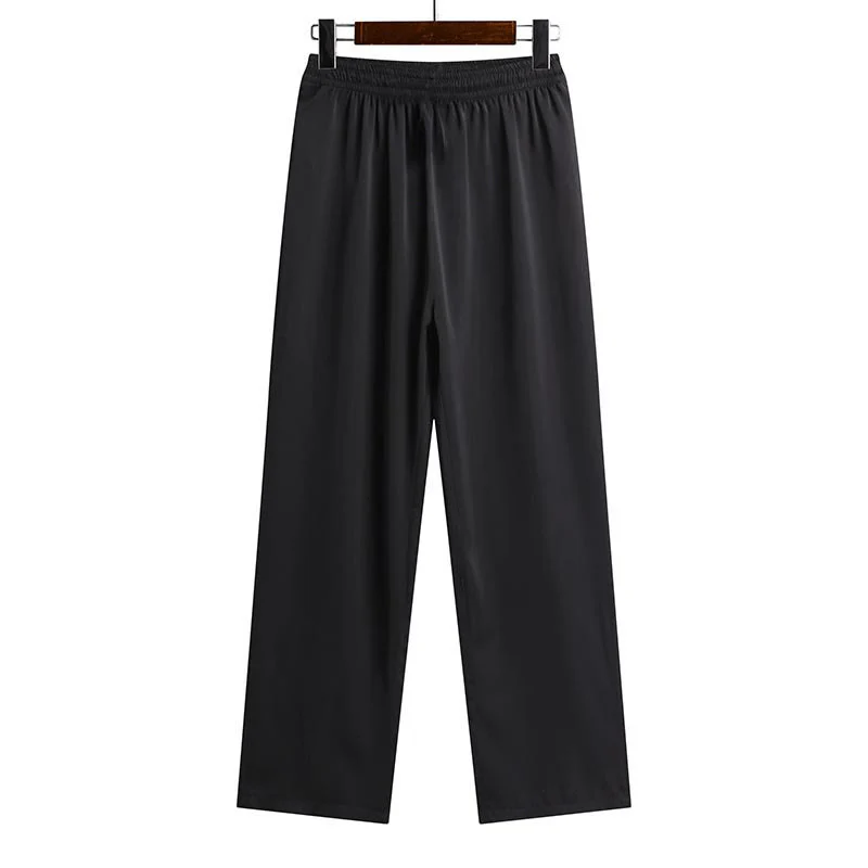 Buddha Stones Bambù Fiore di pesco Tang Suit Hanfu Tradizionale Uniforme Manica Corta Top Pantaloni Abbigliamento Uomo Set - Image 15