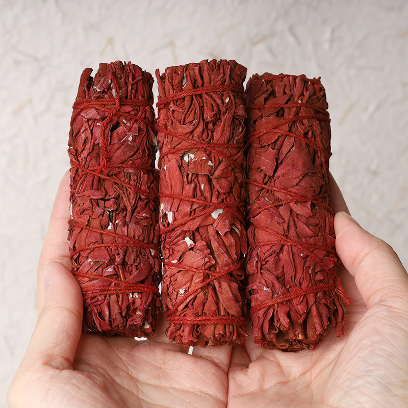 Buddha Stones, bastoncino di salvia con sangue di drago, per purificare l'energia negativa in casa, incenso, meditazione, rituali di guarigione