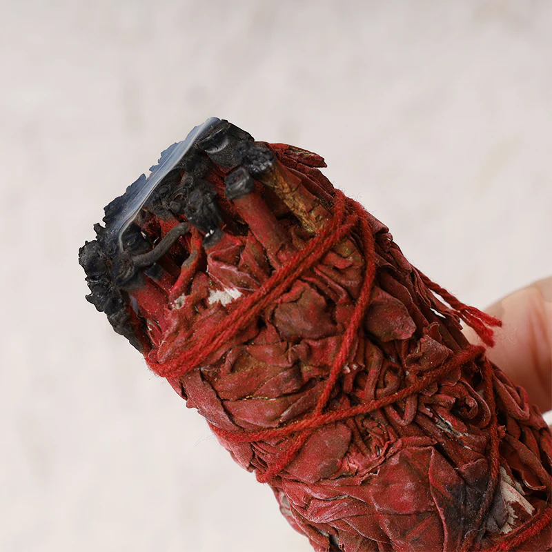 Buddha Stones, bastoncino di salvia con sangue di drago, per purificare l'energia negativa in casa, incenso, meditazione, rituali di guarigione - Image 3
