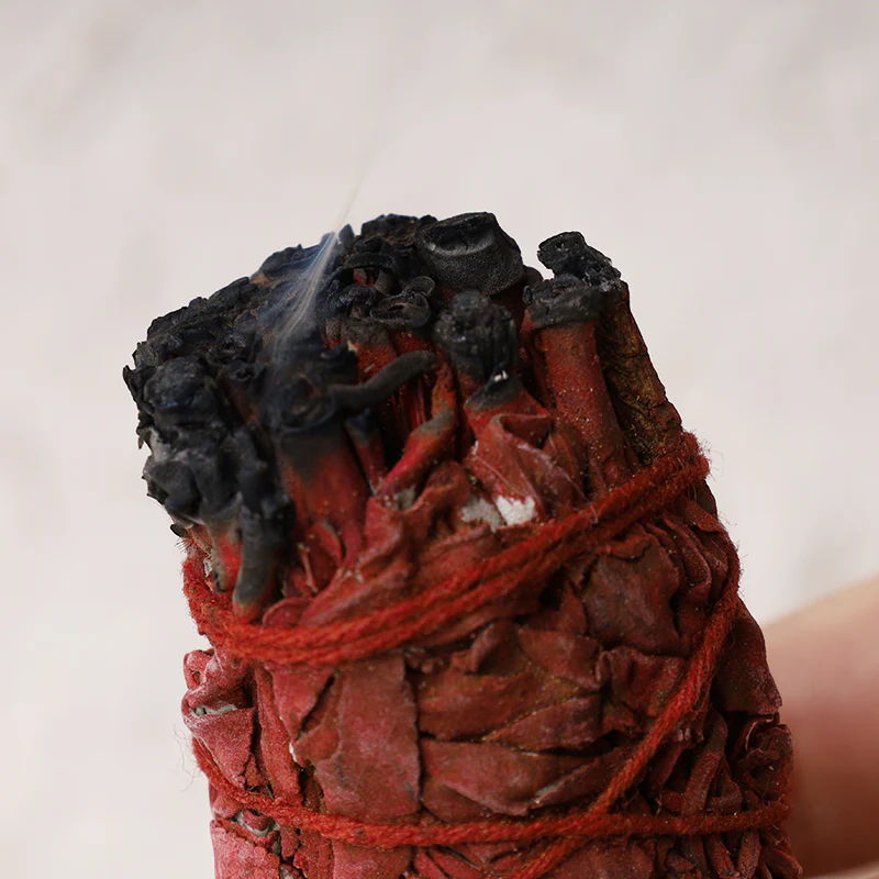 Buddha Stones, bastoncino di salvia con sangue di drago, per purificare l'energia negativa in casa, incenso, meditazione, rituali di guarigione - Image 4