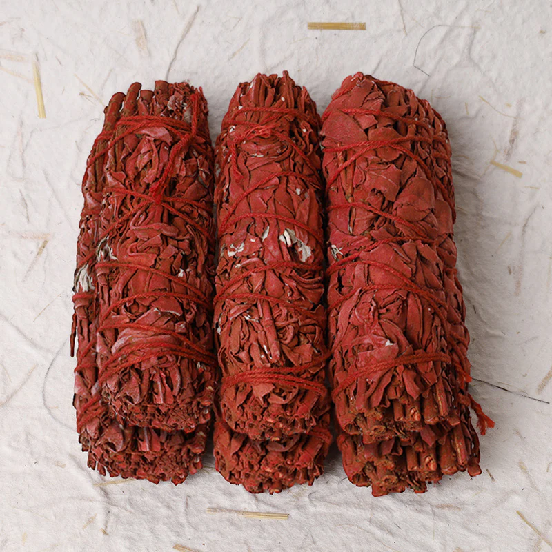 Buddha Stones, bastoncino di salvia con sangue di drago, per purificare l'energia negativa in casa, incenso, meditazione, rituali di guarigione - Image 8