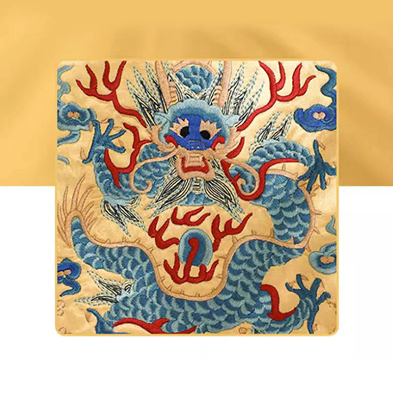 Buddha Stones Bestia Mitica Fenice Drago Qilin Su Ricamo Cartella Biglietti Viaggio Shopping Borsa Borsa - Image 19