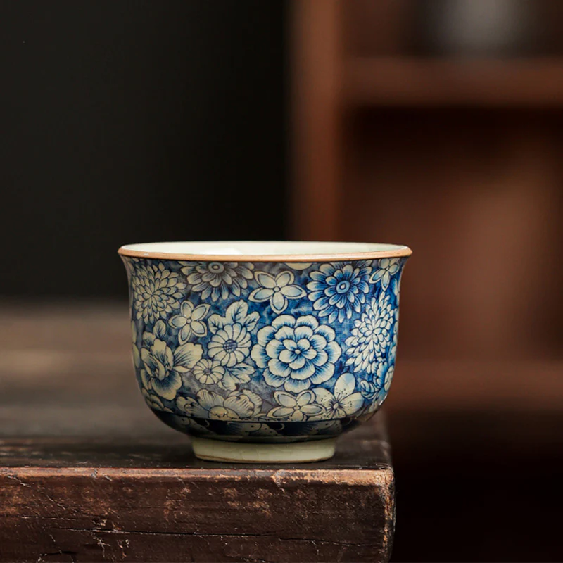 Buddha Stones blu e bianco porcellana cinese Gongfu tè teiera in ceramica Kung Fu tazza filtro per il tè contenitore - Image 19