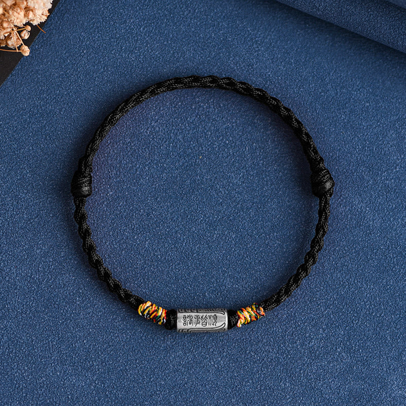 Buddha Stones Bracciale Cavigliera in Argento Sterling 925 Fatto a Mano Tutto Va Bene Design Protezione Forza - Image 19