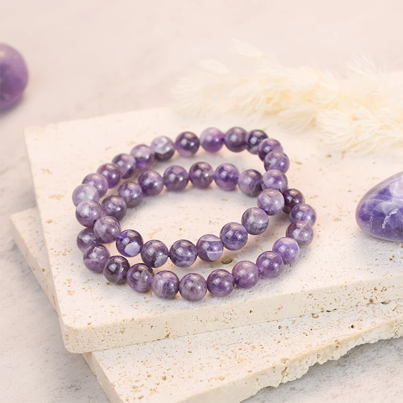 Buddha Stones Bracciale di purificazione in ametista - Image 5