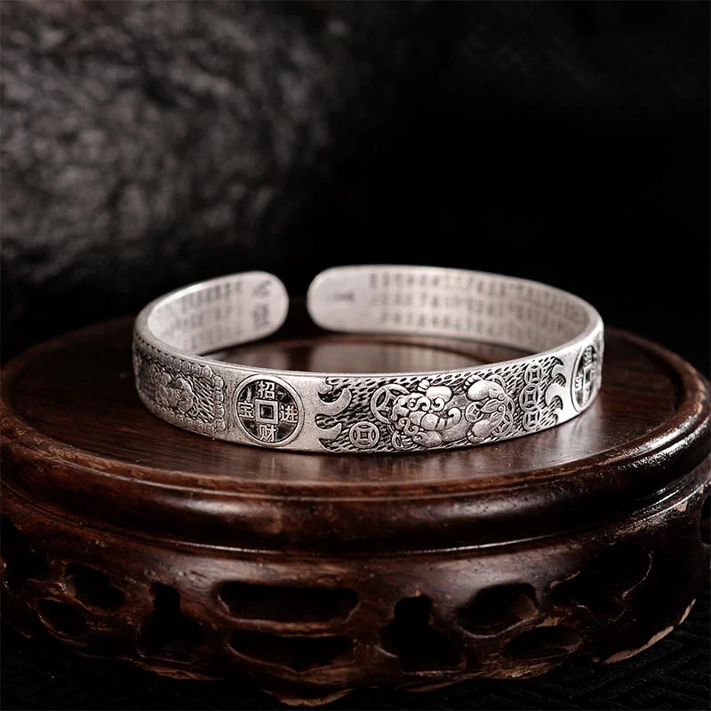 Buddha Stones Bracciale regolabile FengShui Lucky PiXiu Protection - Image 3