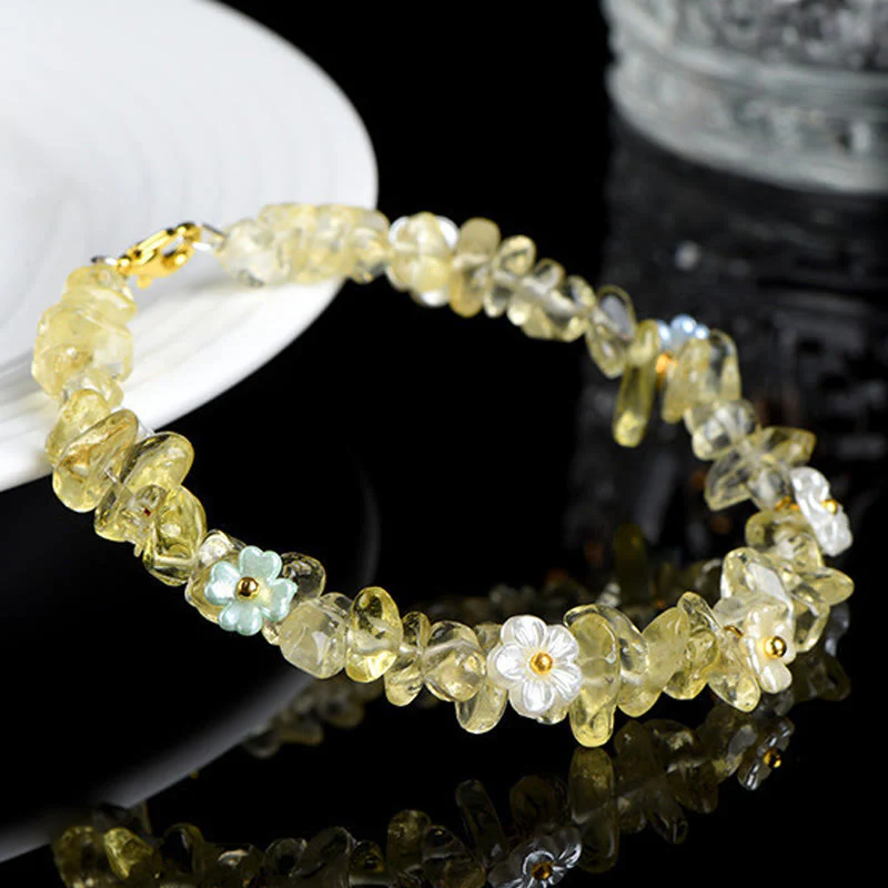Buddha Stones Bracciale Serenity con Acquamarina Naturale, Peridoto, Quarzo Fragola e Vari Cristalli - Image 21