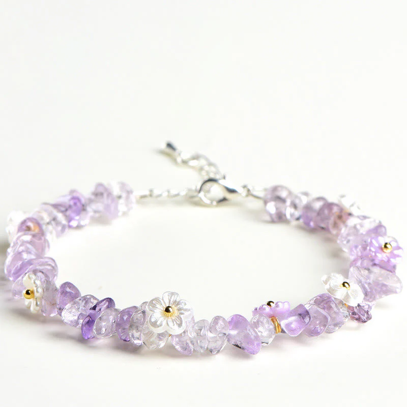 Buddha Stones Bracciale Serenity con Acquamarina Naturale, Peridoto, Quarzo Fragola e Vari Cristalli - Image 42