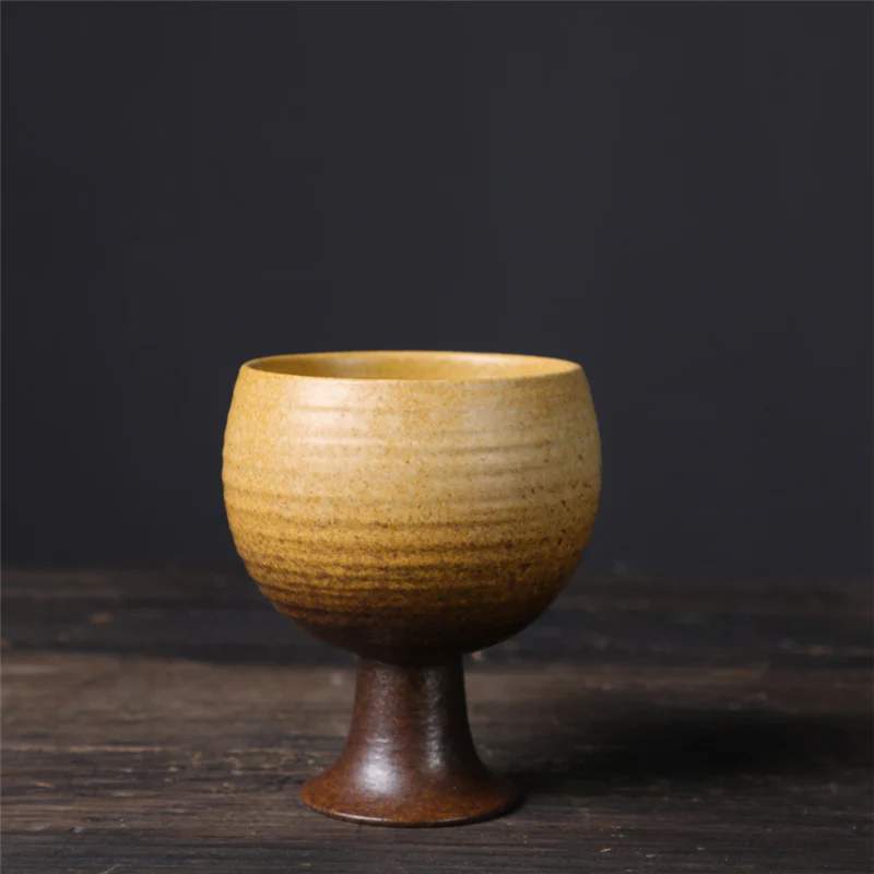 Buddha Stones Calice di piccola capacità Design Tazza da caffè in ceramica per vino e tè 170 ml - Image 3