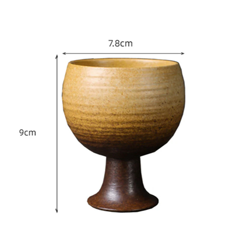 Buddha Stones Calice di piccola capacità Design Tazza da caffè in ceramica per vino e tè 170 ml - Image 6