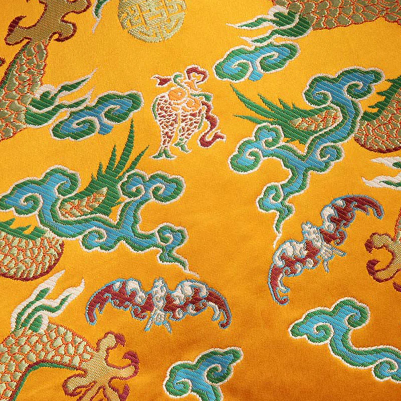 Buddha Stones Capodanno cinese Drago Ricamo Nuvole di buon auspicio Rana-bottoni Tang Suit Giacca Camicia da uomo - Image 10
