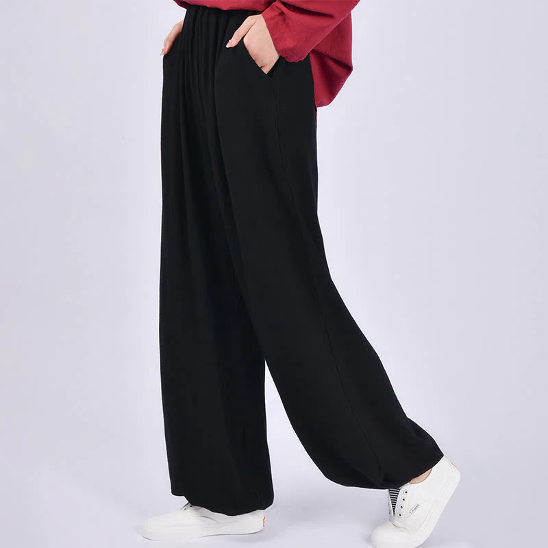 Buddha Stones Casual Plain Loose con tasche - Image 14