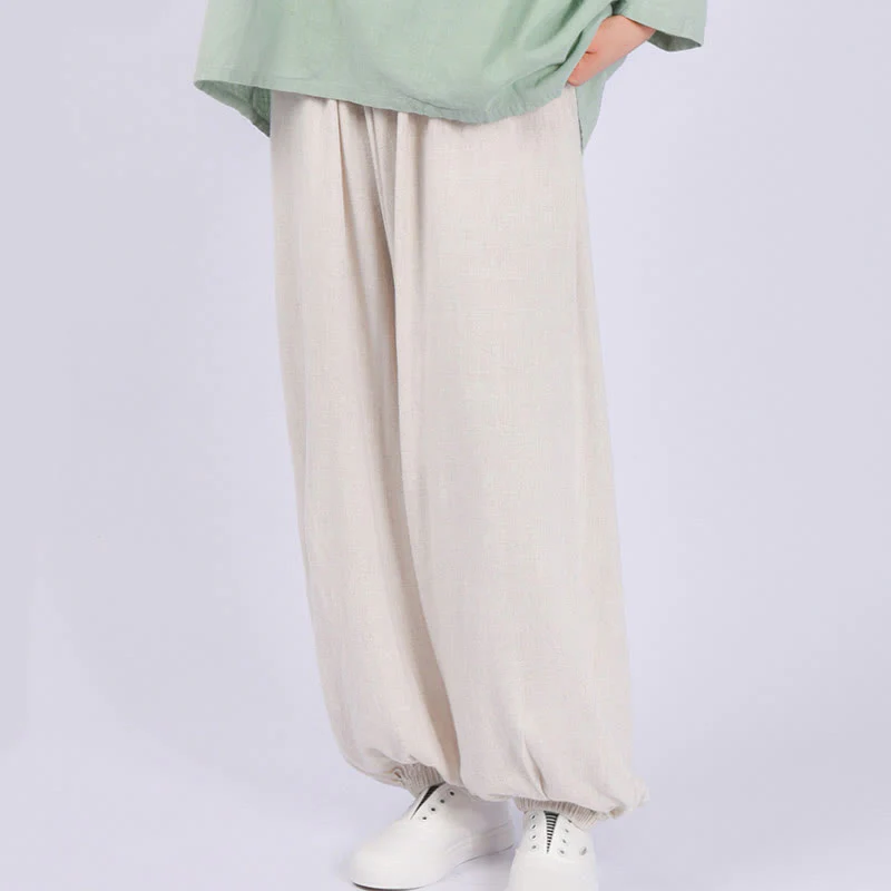 Buddha Stones Casual Plain Loose con tasche - Image 17