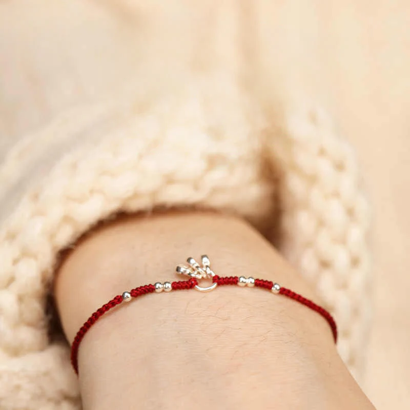 Buddha Stones Cavigliera ultra sottile con design a forma di monete in argento sterling 925, realizzata a mano e resistente - Image 10
